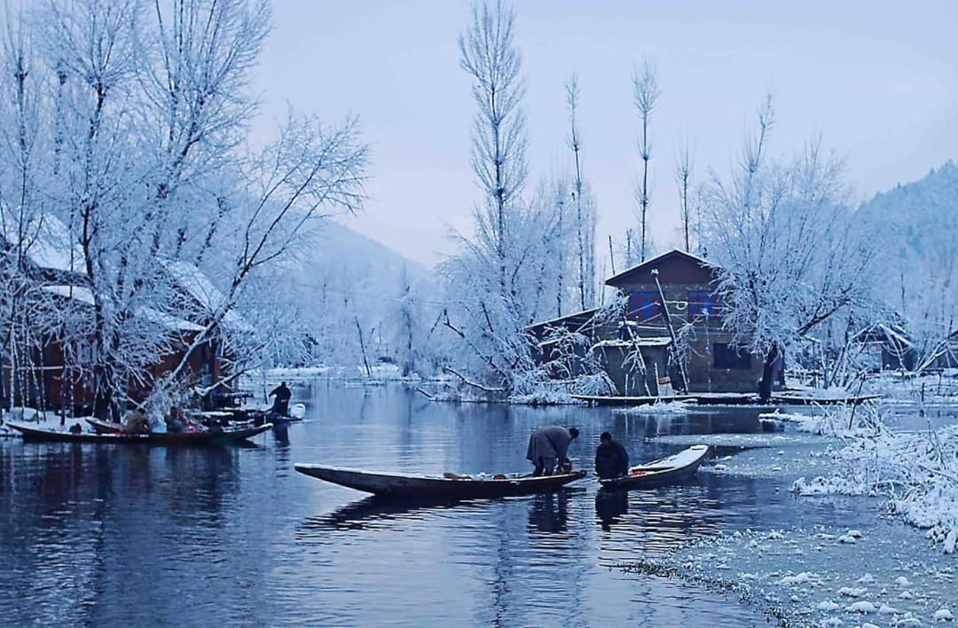 Floating Young Gulshan Houseboat Srīnagar Exteriör bild